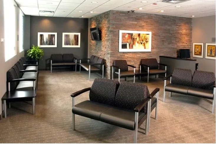 Medical office leather furniture cleaning service